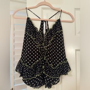 Free People Ruffle Tank